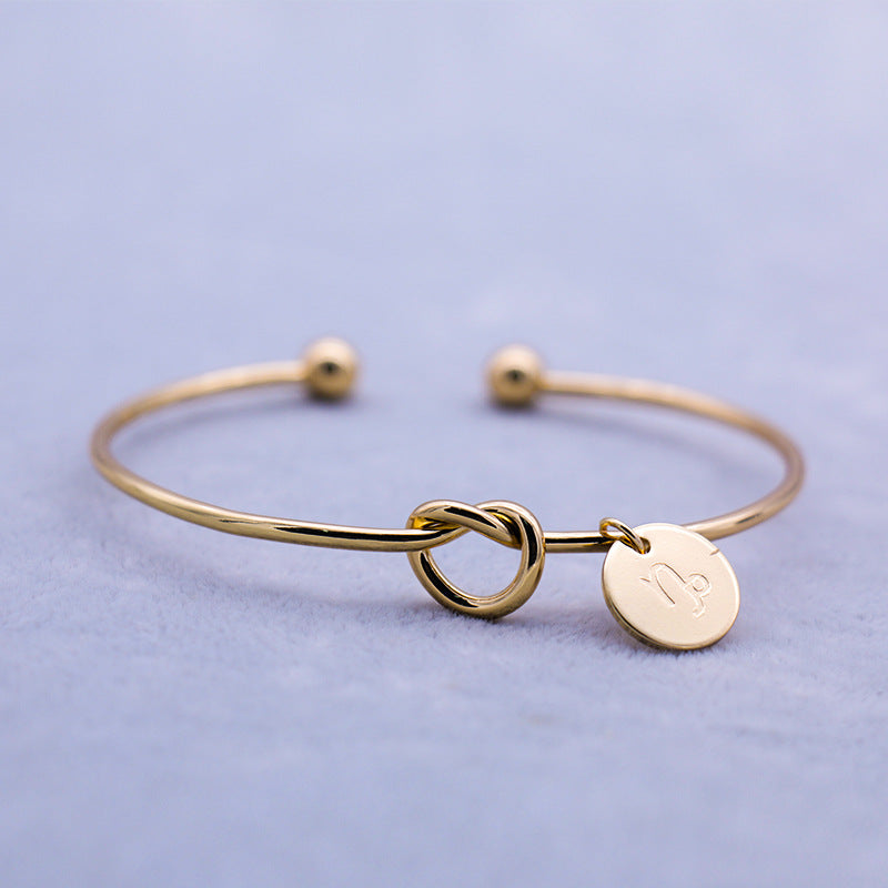 Twelve Constellation Couple Bracelet