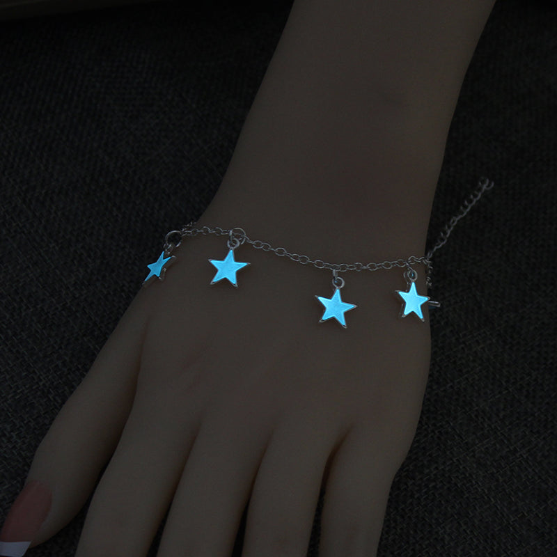 Glow In The Dark Star Themed Bracelet