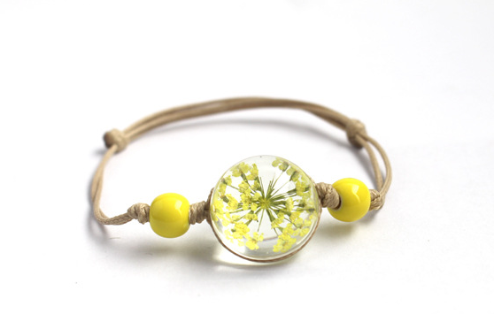 New Glass Jewelry Ball Bracelet