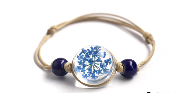 New Glass Jewelry Ball Bracelet