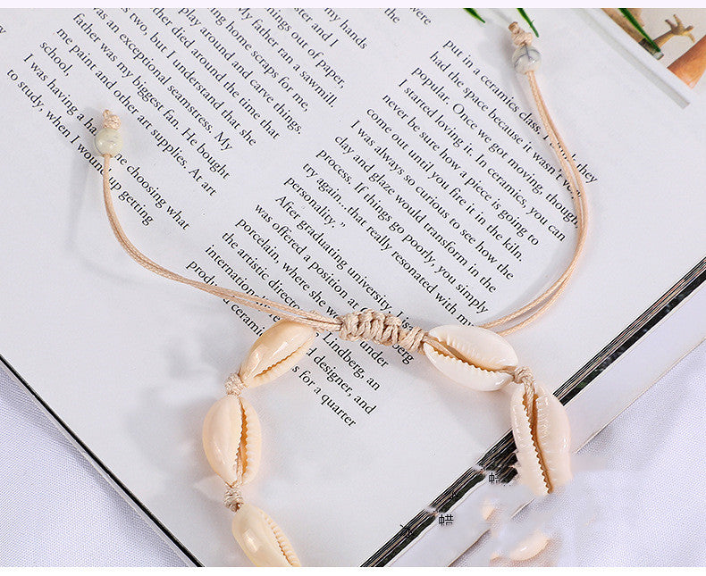 Wax Thread Natural Shell Clothing Fashion String For Men And Women