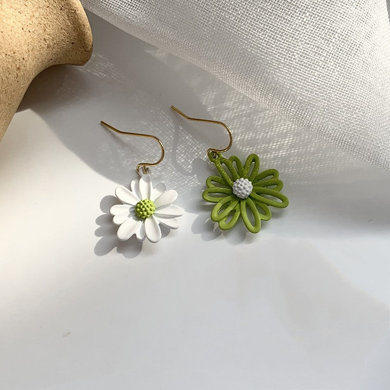 Korean temperament simple female forest earrings