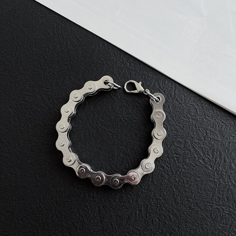 Tide Brand Thickness Bicycle Chain Bracelet Men And Women Personality