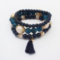 Bohemian simple and versatile multi-layer bracelet