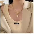 Hundred And One Geometric Oval Pendant Girls Necklace Female