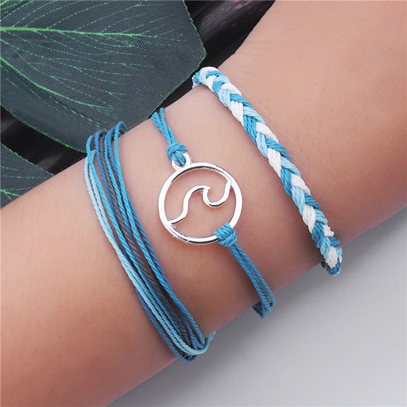 Alloy Wave Color Female Bracelet