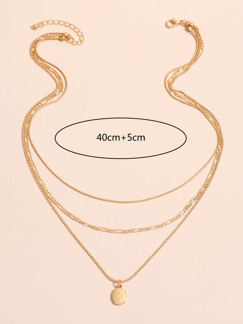 Fashionable Simple Metal Irregular Necklace