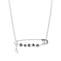 Fashion Bead Dream Paperclip Necklace Cold Wind Tassel Necklace