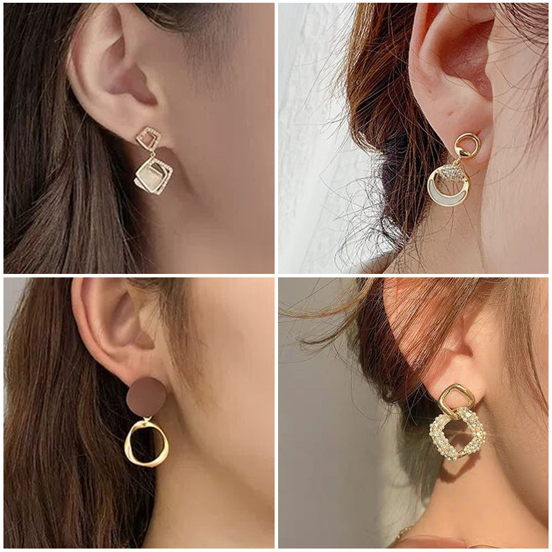 Niche Design, High-End Earrings, Exaggerated Temperament Earrings