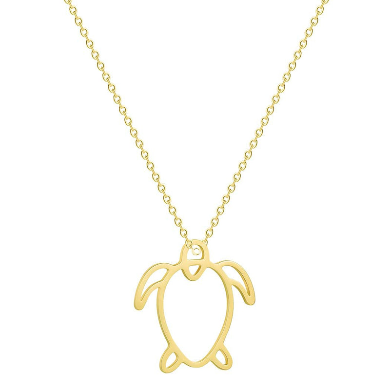 Animal Necklace Female Clavicle Chain Charm Penguin Pendant Stainless Steel Necklace