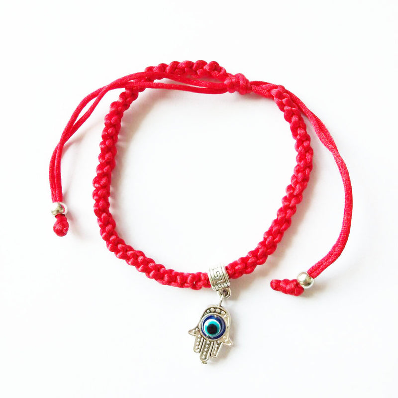 Hand-Woven Silk Red Rope Bracelet For Men and Women Gifts