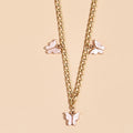 Fashion Simple Personality Butterfly Pendant Multilayer Women's Necklace