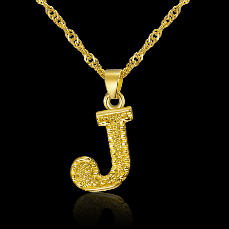 Creative 26 English Alphabet Pendant Necklace All-Match Item