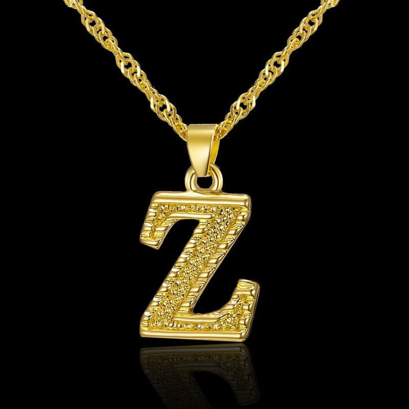 Creative 26 English Alphabet Pendant Necklace All-Match Item