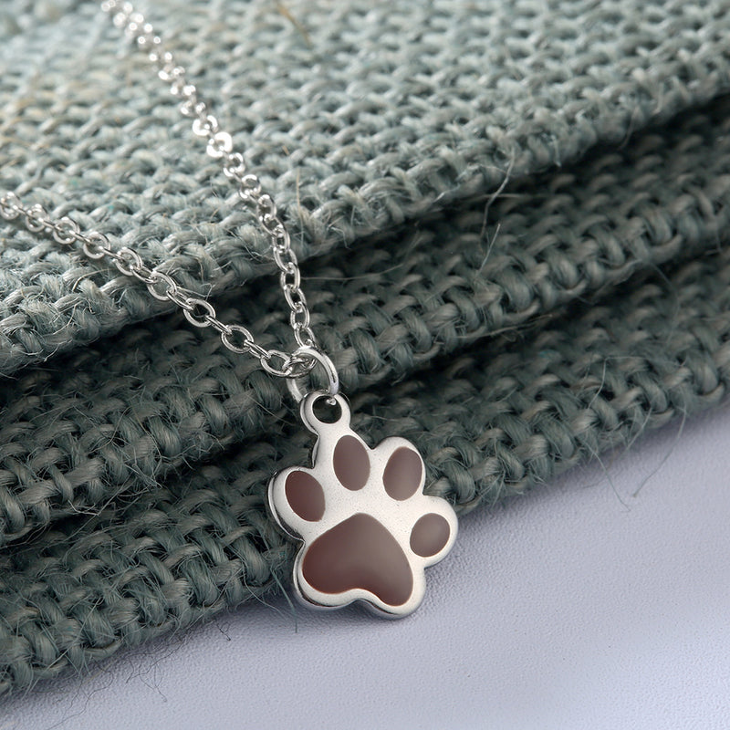 Stainless Steel Cat Claw Necklace Clavicle Chain