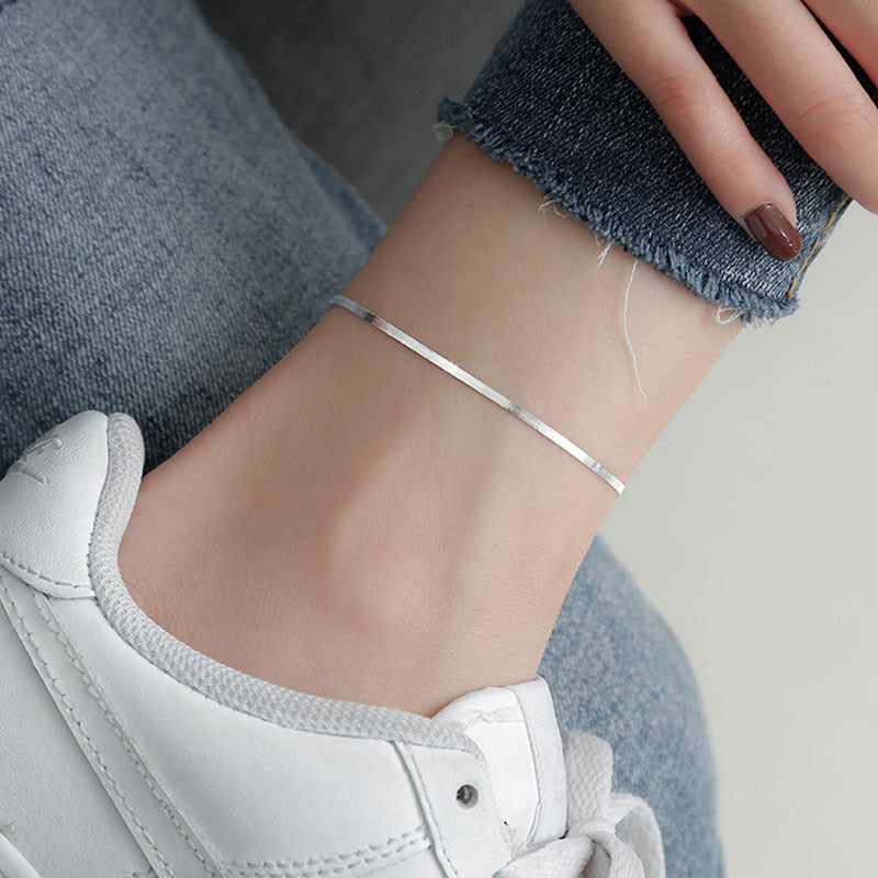 Snake Bone Anklet Korean Style Simple Personality