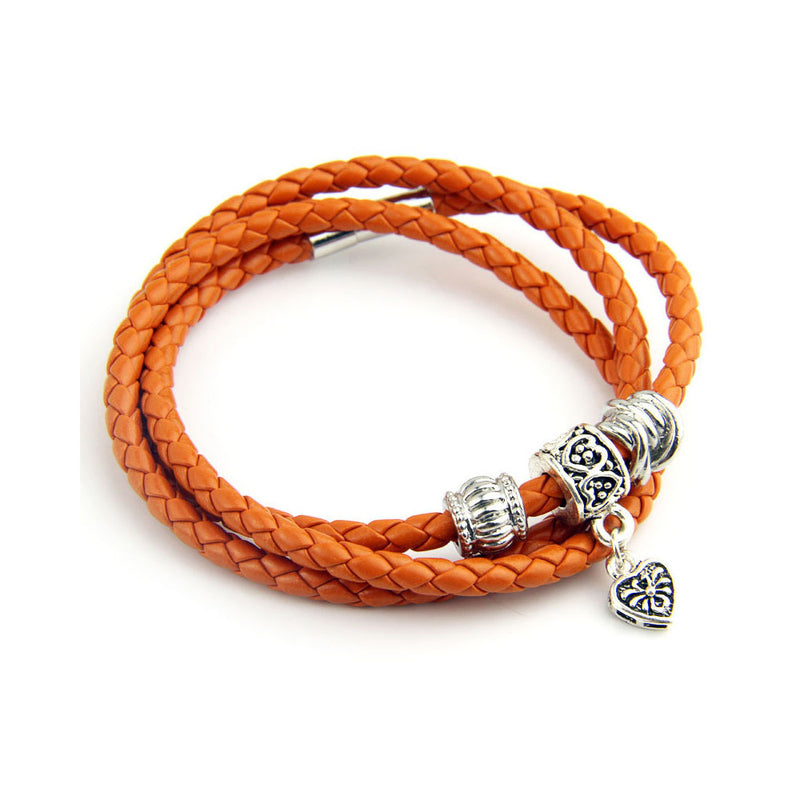 Vintage Leather Braided Bracelet