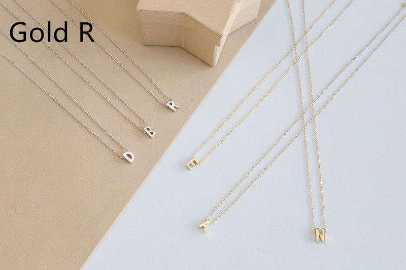 Simple Letter Chain 26 Letter Necklace