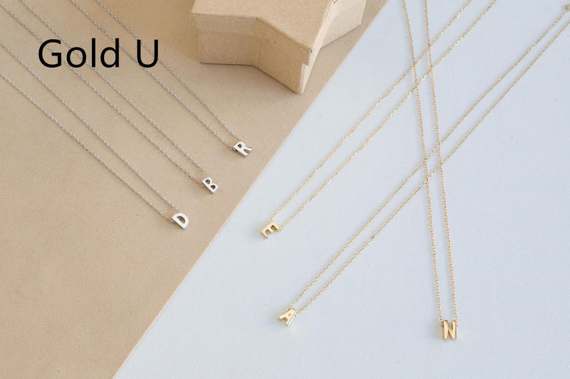 Simple Letter Chain 26 Letter Necklace