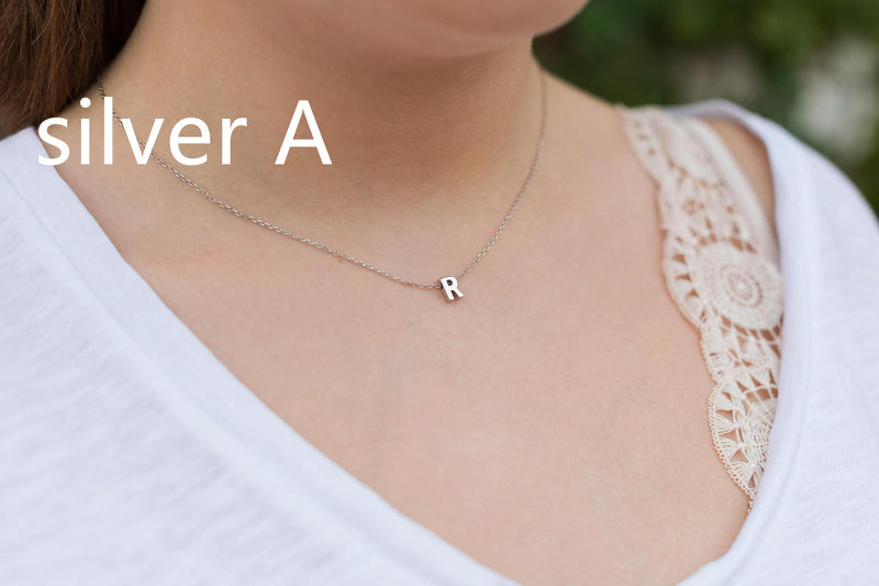 Simple Letter Chain 26 Letter Necklace