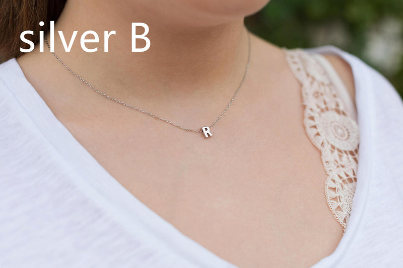 Simple Letter Chain 26 Letter Necklace