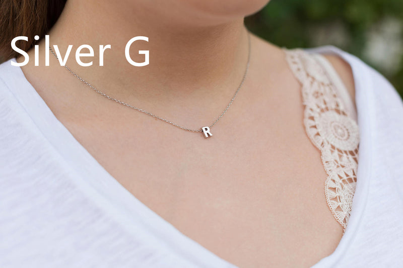 Simple Letter Chain 26 Letter Necklace