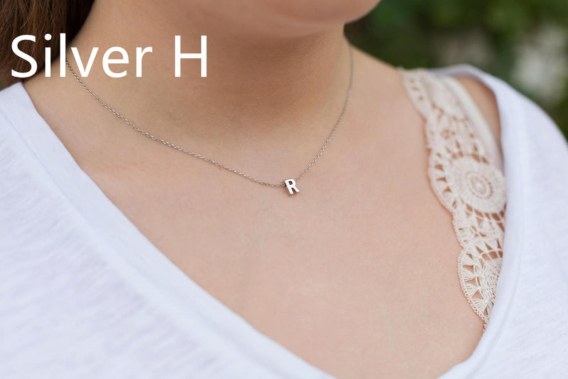 Simple Letter Chain 26 Letter Necklace