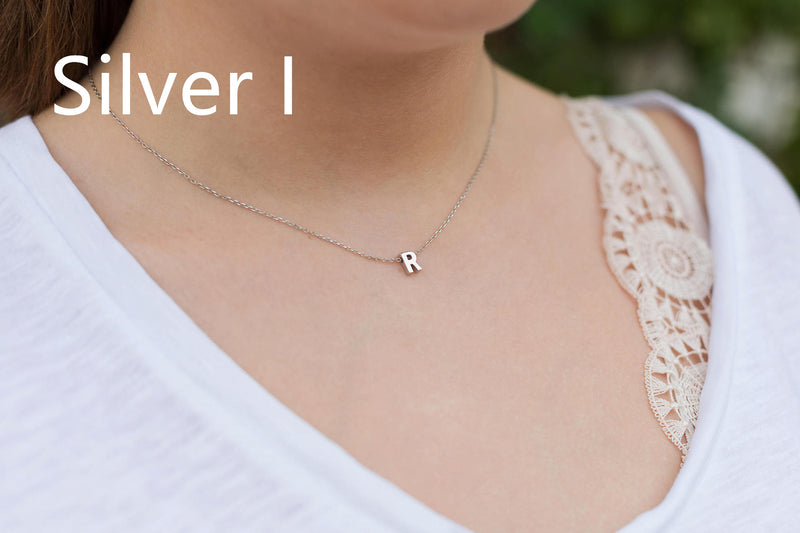 Simple Letter Chain 26 Letter Necklace