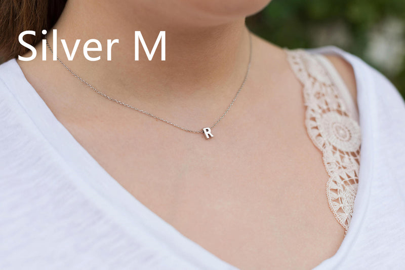 Simple Letter Chain 26 Letter Necklace