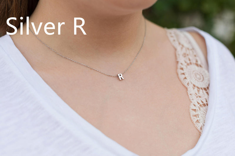 Simple Letter Chain 26 Letter Necklace