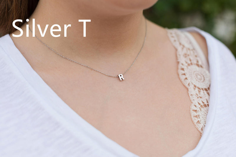 Simple Letter Chain 26 Letter Necklace