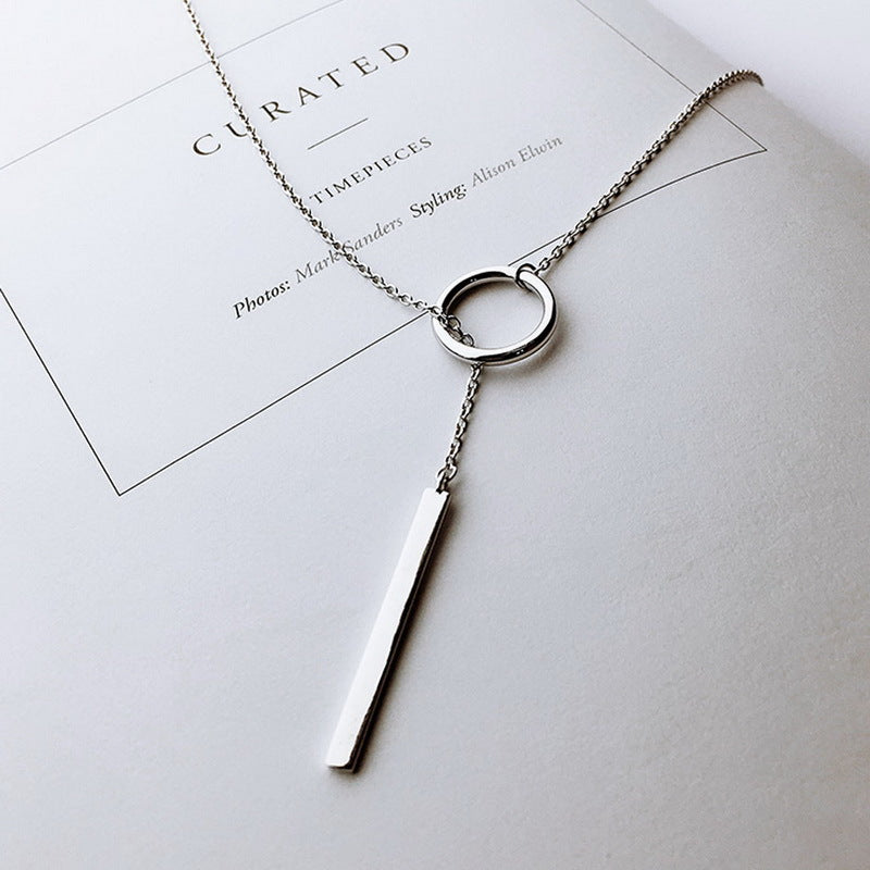 Simple Temperament lady Metal Clavicle Chain