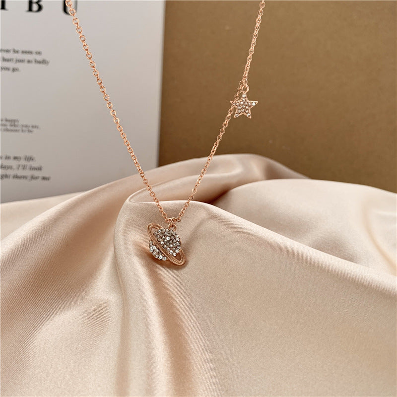 Fantasy Planet Superflash Ins Cold Wind Collarbone Chain