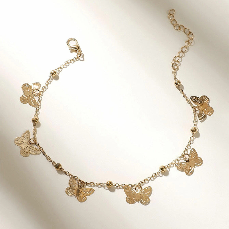 Sexy Hollow Butterfly Anklet