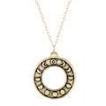 Moon Phase Astrology Round Pendant Magic Necklace