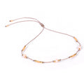 Bohemian Holiday Style Anklet Color Rice Bead Wax Thread Beaded Anklet