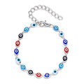 Handmade Lucky Black String Bracelet Evil Eye Charm Bracelets Women Blue Eyes Beads Bring You Lucky Peaceful Adjustable Bracelet