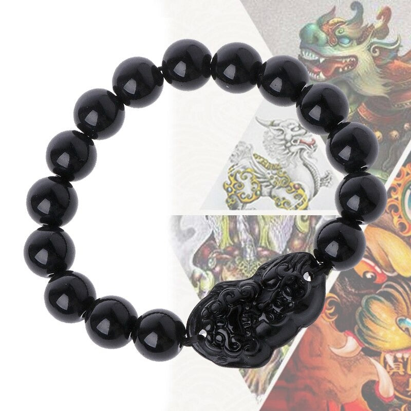 Obsidian Pixiu Couple Bracelet For Men And Women