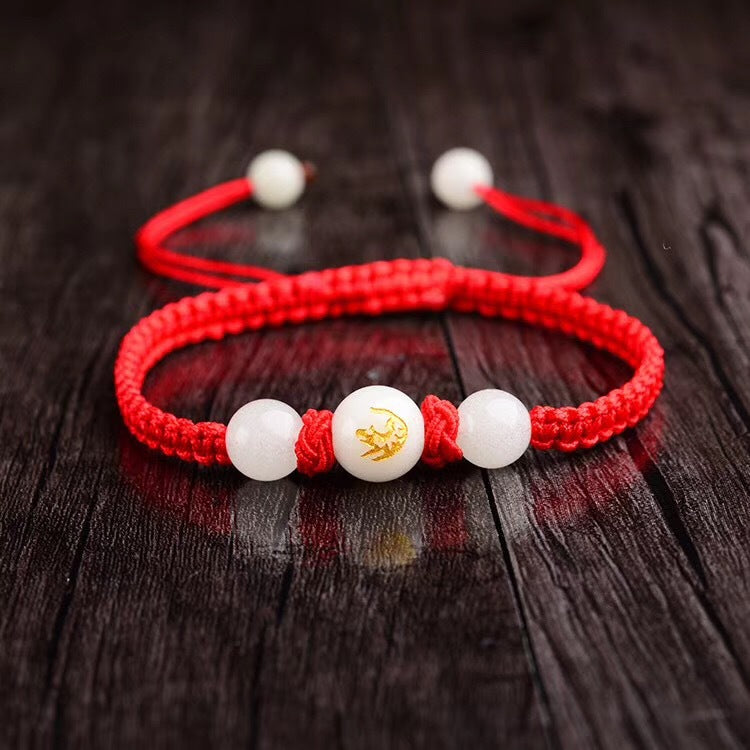 Bracelet Zodiac Zodiac Year Red String Bracelet Medallion Luminous Bracelet Transport Hand-woven Luminous