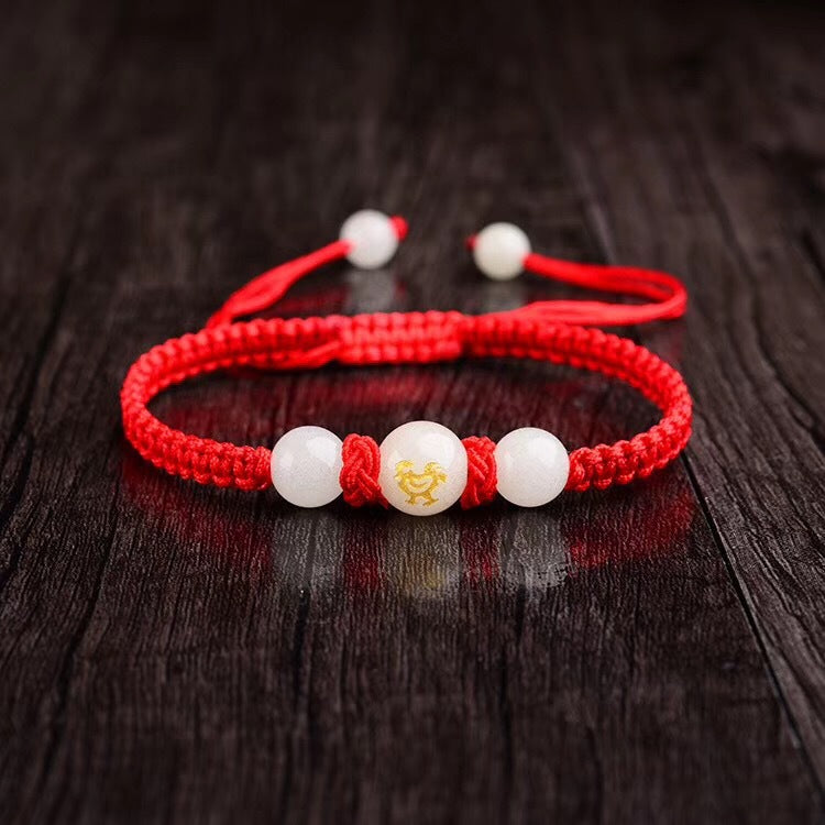 Bracelet Zodiac Zodiac Year Red String Bracelet Medallion Luminous Bracelet Transport Hand-woven Luminous