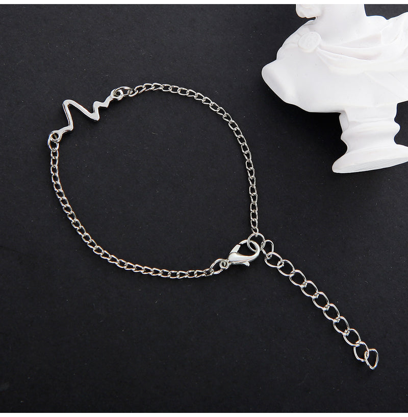 ECG Lightning Bracelet Couple Heartbeat Heartbeat Frequency Bracelet