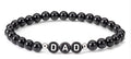 Beaded DAD Letter Bracelet