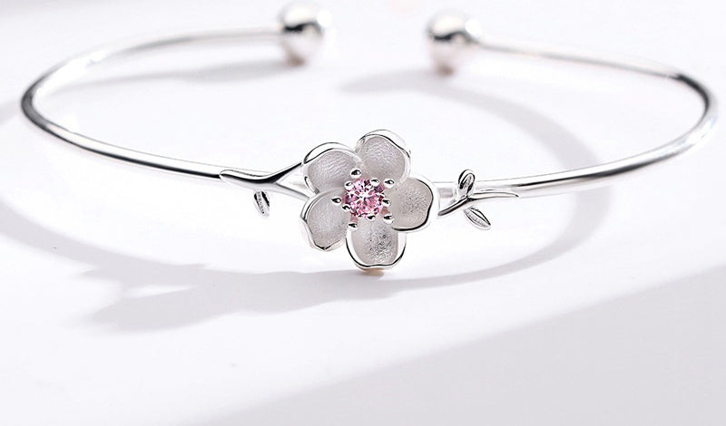 Sakura S925 Silver Letter Bracelet