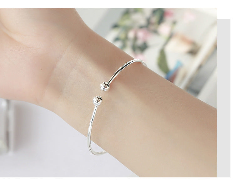 Sakura S925 Silver Letter Bracelet