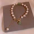 Retro Baroque Natural Pearl Bracelet For Female Friends