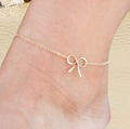 Bowknot Simple Anklet Femininity Girlfriends Personalized Design Station Clothing Accessories