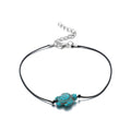 Tortoise-Shaped Single-Layer Rope Anklet Women