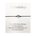 Simple Friendship Card Adjustable Bracelet
