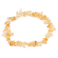 Natural Citrine Irregular Crushed Stone Bracelet