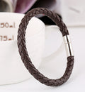 Simple Personality Pu Braided Leather Bracelet Bracelet Korean Casual All-Match Student Jewelry